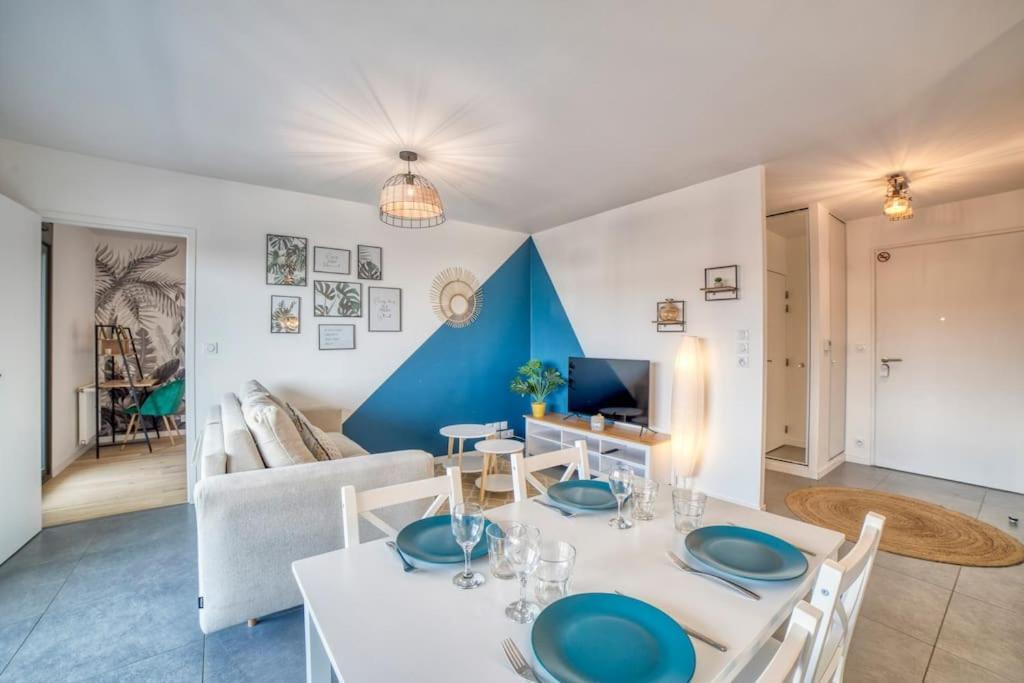 Modern'Blue - Gare Annemasse A 3Min-Geneve Acces Direct Apartman Kültér fotó