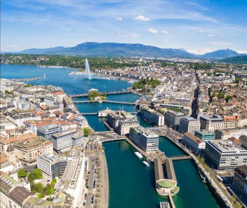 Modern'Blue - Gare Annemasse A 3Min-Geneve Acces Direct Apartman Kültér fotó